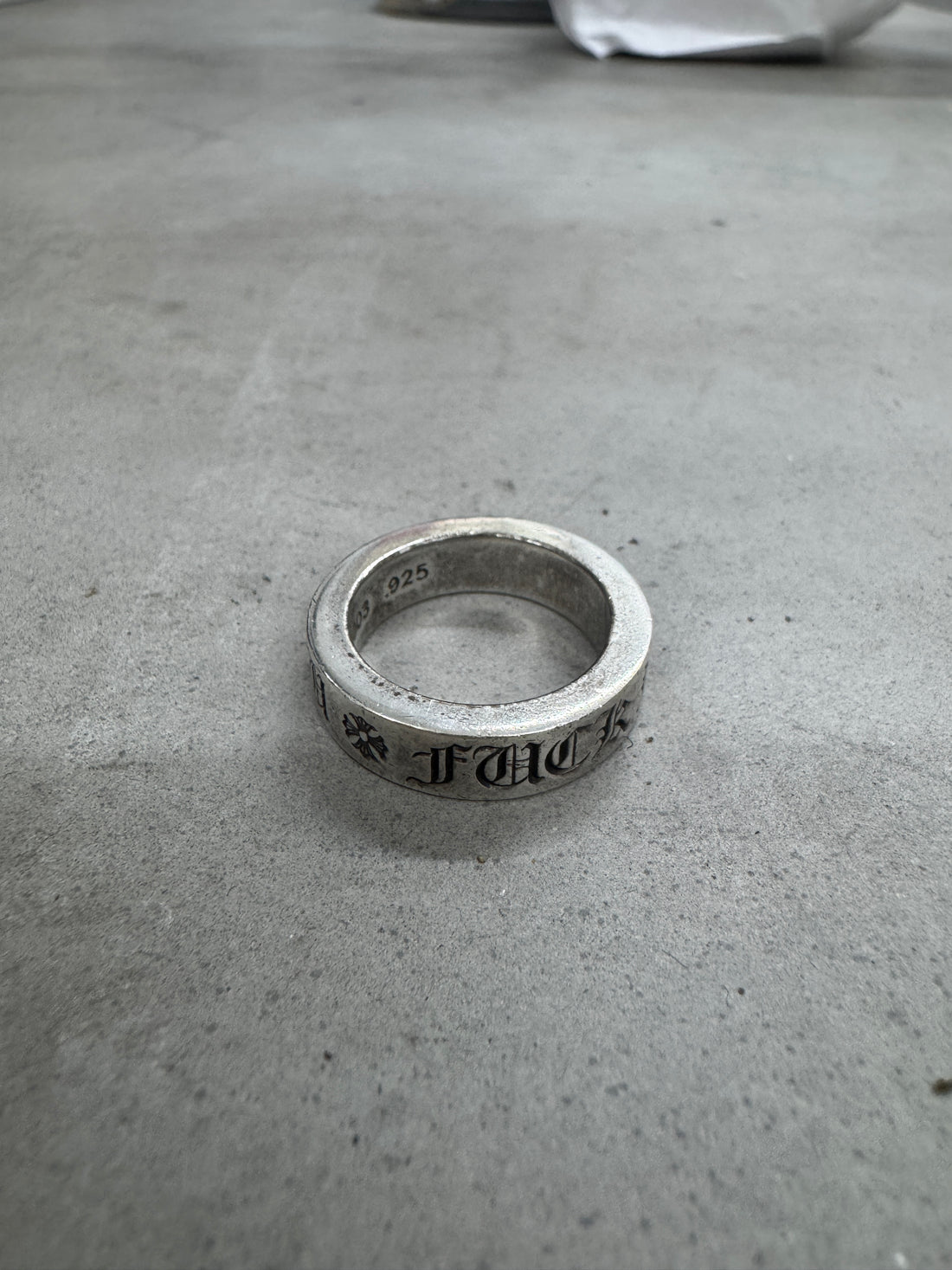 CHROME HEARTS F*** YOU SPACER RING
