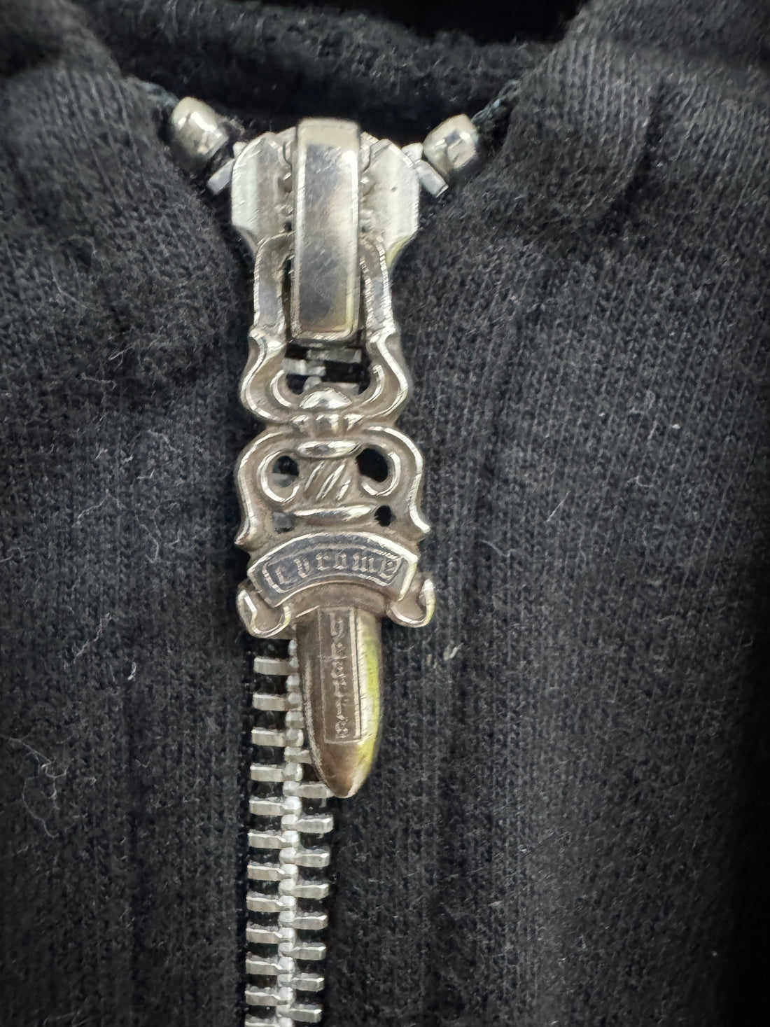 CHROME HEARTS FLORAL ZIP UP HOODIE