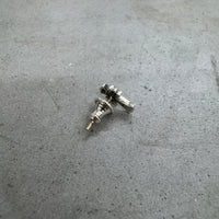 CHROME HEARTS CROSS STUD EARRING
