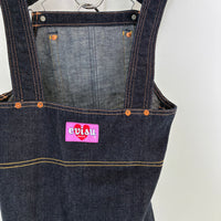 EVISU DENIM OVERALL MINI DRESS