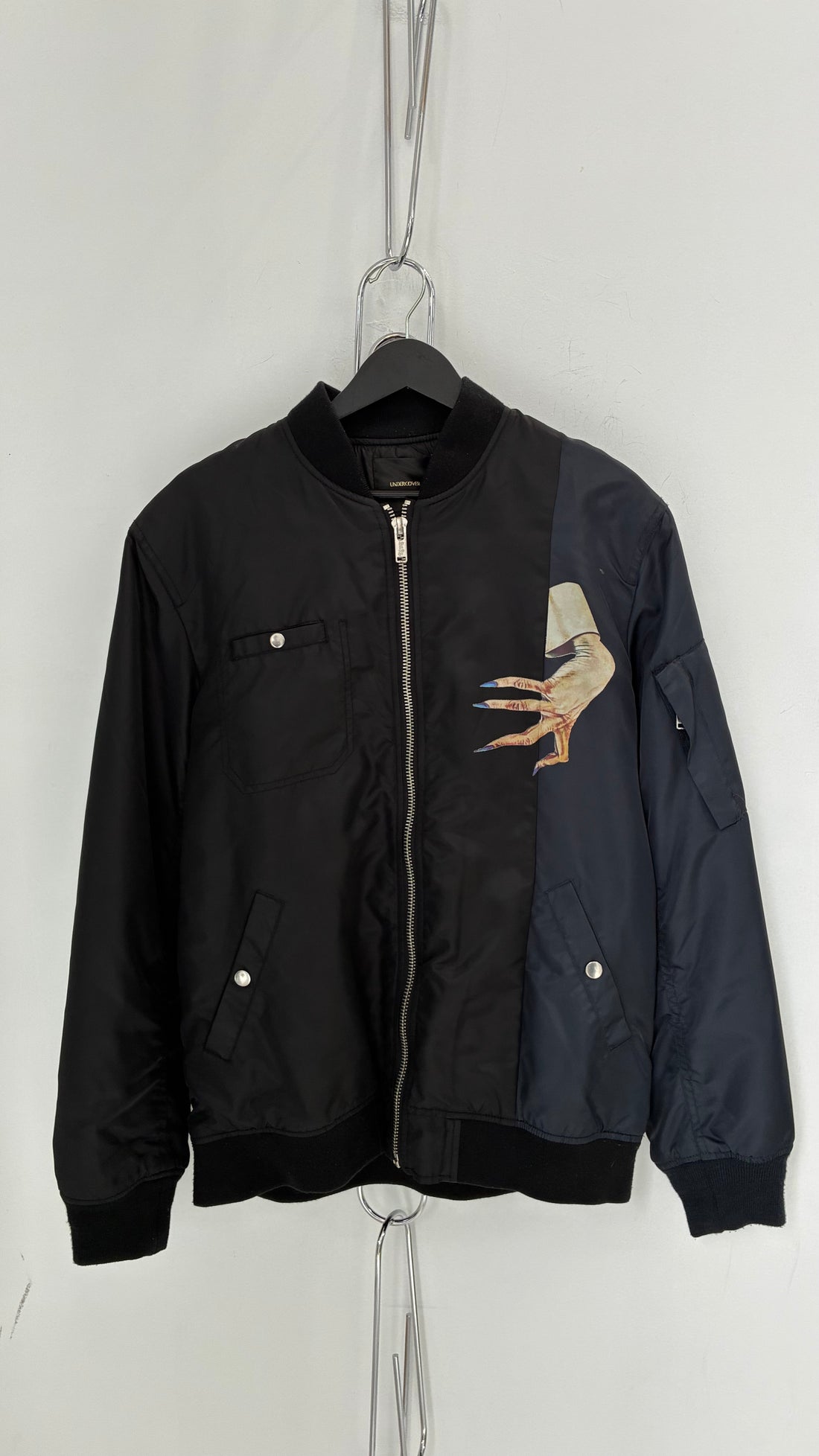 UNDERCOVER BOMBER JACKET 15AW NAVY D-HAND MA-1