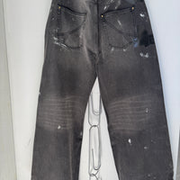 ETELIER TAPE WIDE LEG JEANS