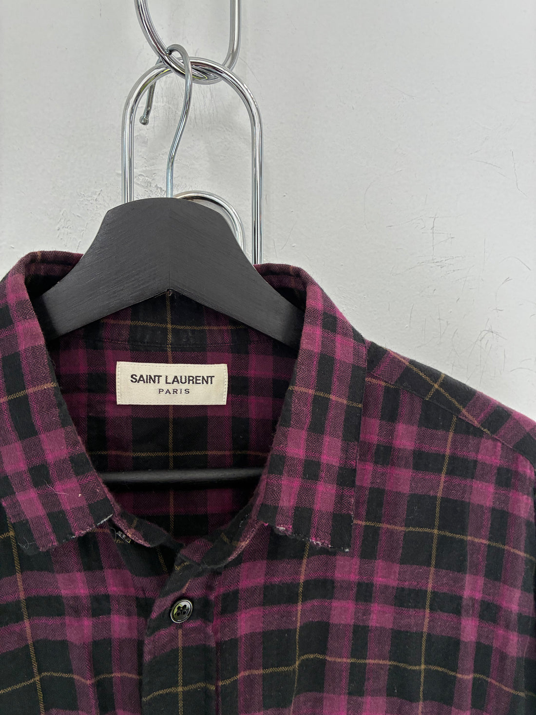 SAINT LAURENT SURF SOUND PURPLE FLANNEL