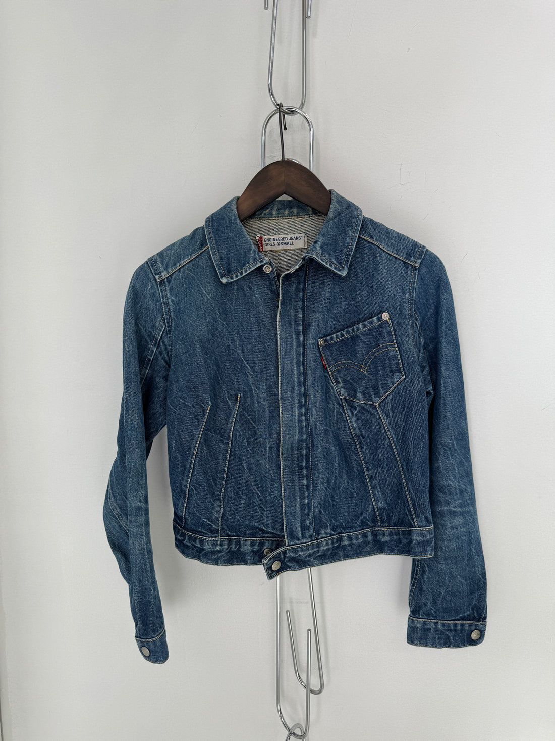 LEVIS ENGINEERED LIGHT WASH DENIM JACKET
