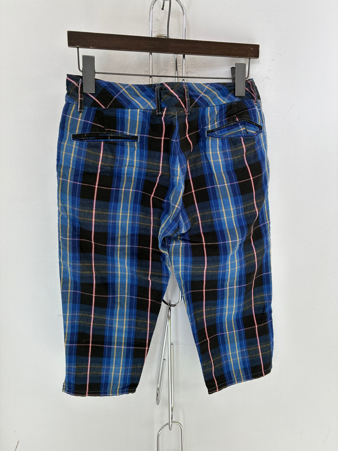 KAPITAL COTTON CHECKERED CAPRIS