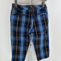 KAPITAL COTTON CHECKERED CAPRIS