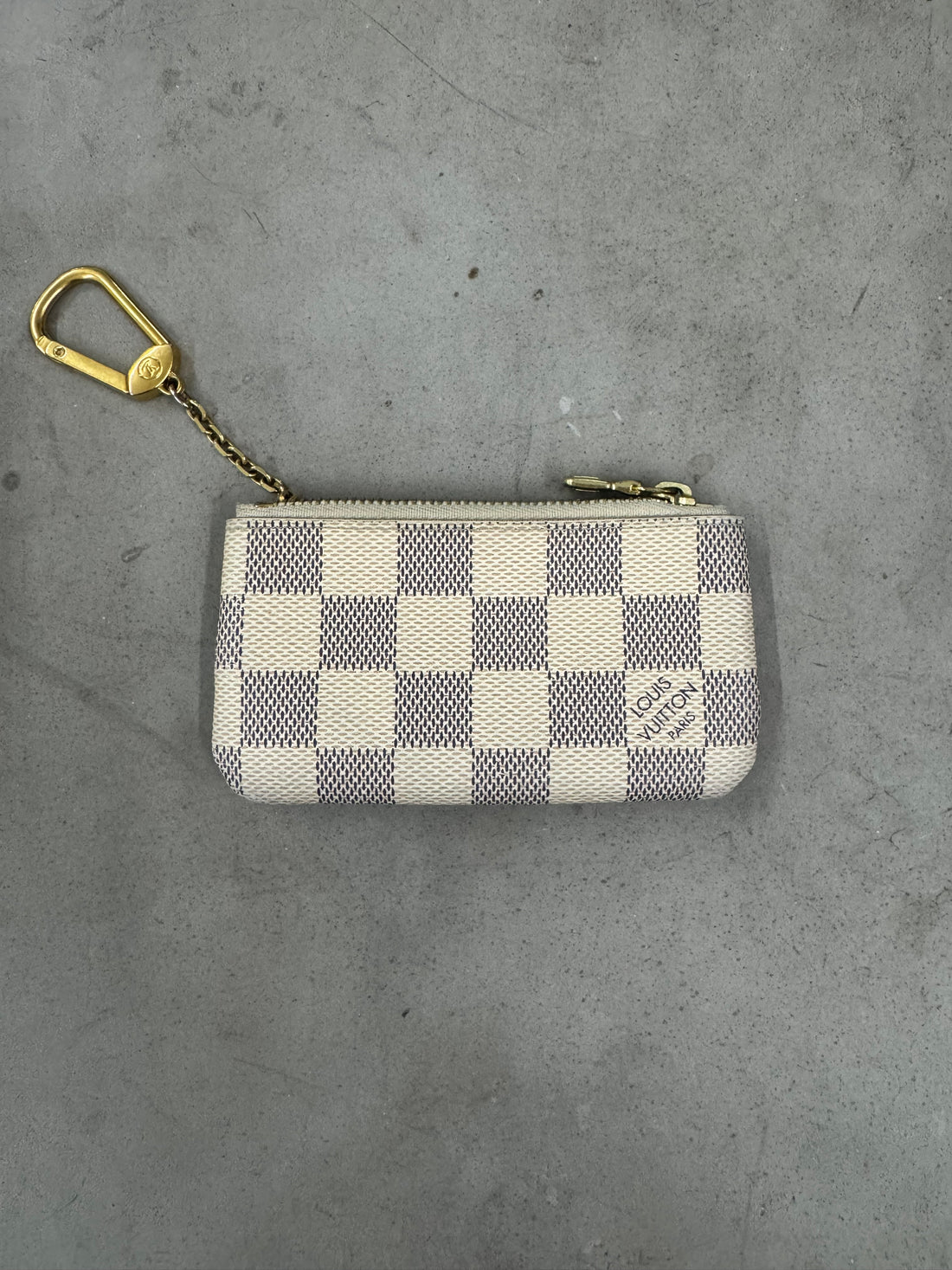 LOUIS VUITTON DAMIER AZUR KEY POUCH