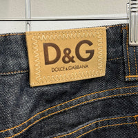 VINTAGE DOLCE & GABBANA DARK WASH CROPPED JEANS