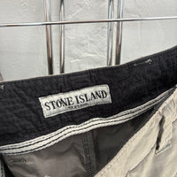 STONE ISLAND GRAY CARGO PANTS