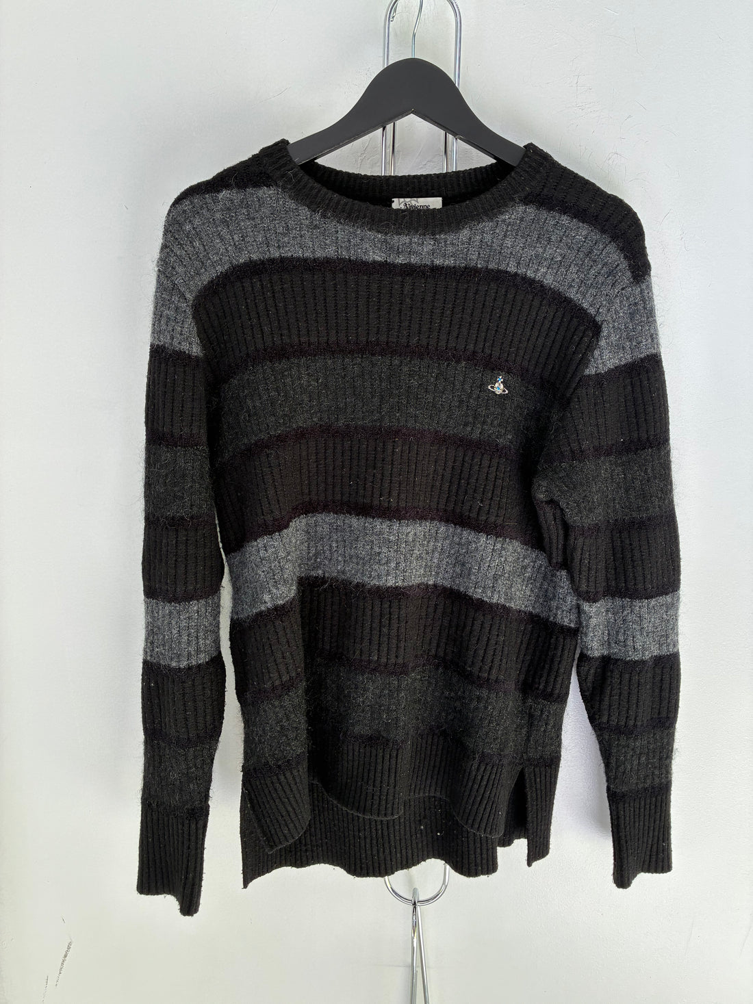 VIVIENNE WESTWOOD STRIPED KNIT SWEATER