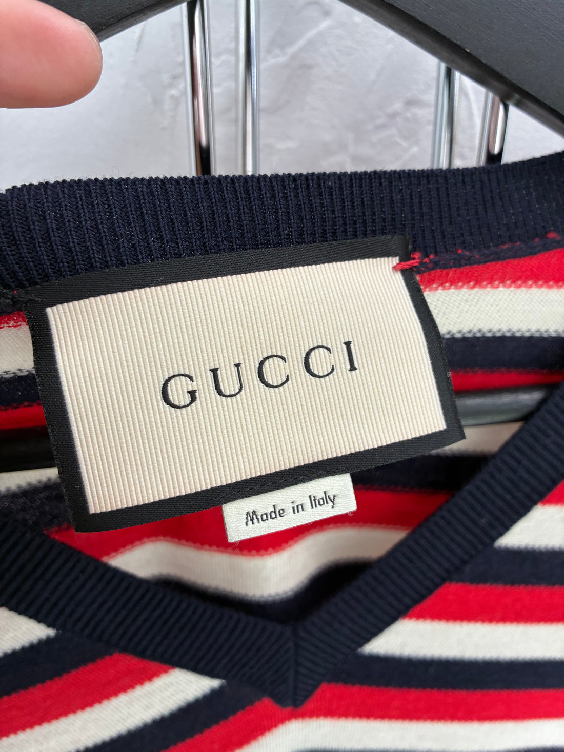 GUCCI STRIPED WOOL SWEATER