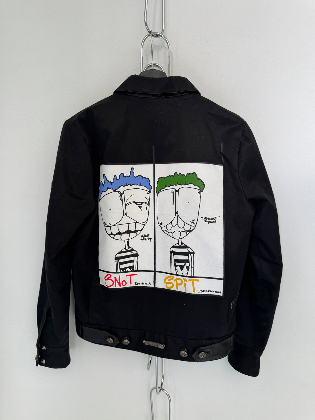 CHROME HEARTS MATTY BOY 'SNOT AND SPIT' ZIP UP JACKET