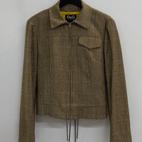 90S DOLCE&GABBANA GLEN PLAID TWO PIECE SETS