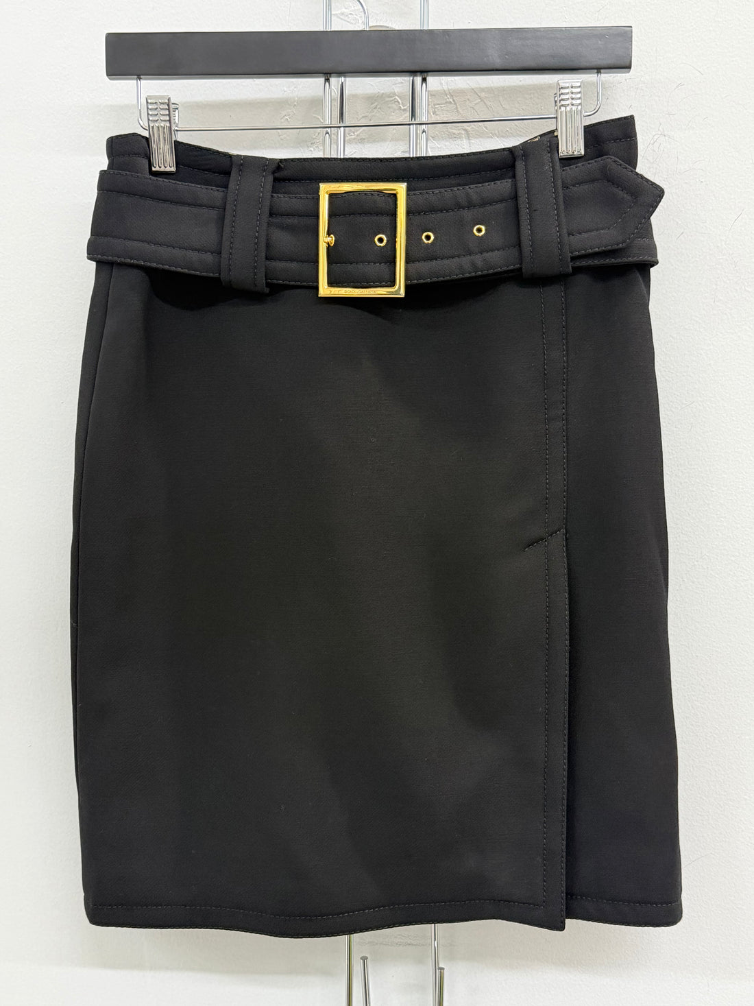 FW2001 DOLCE & GABBANA BLACK WOOL MATCHING SET