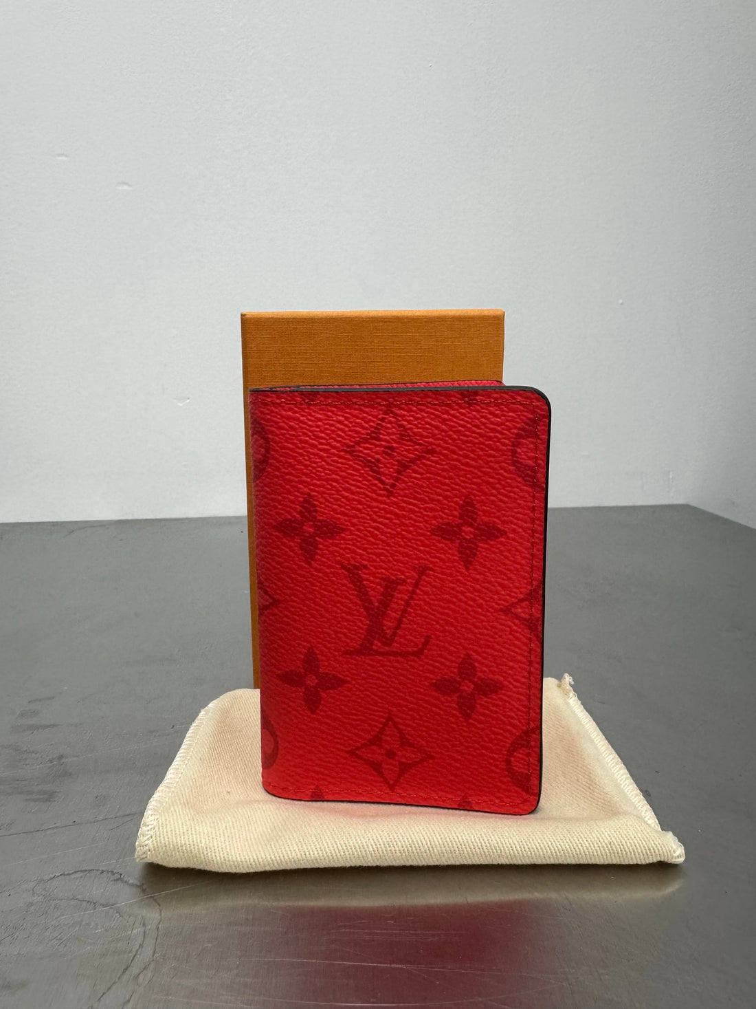LOUIS VUITTON VIRGIL ABLOH TAIGARAMA POCKET ORGANIZER - FIERY RED