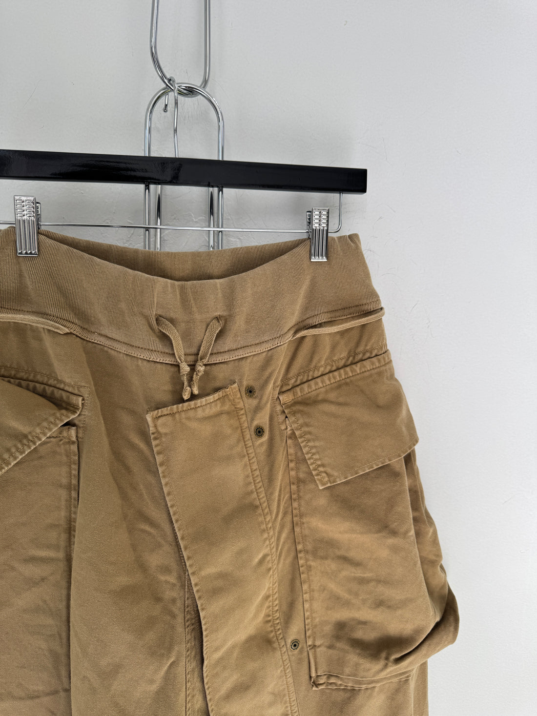 KAPITAL TAN PLEATED CARGO PANTS
