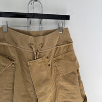 KAPITAL TAN PLEATED CARGO PANTS