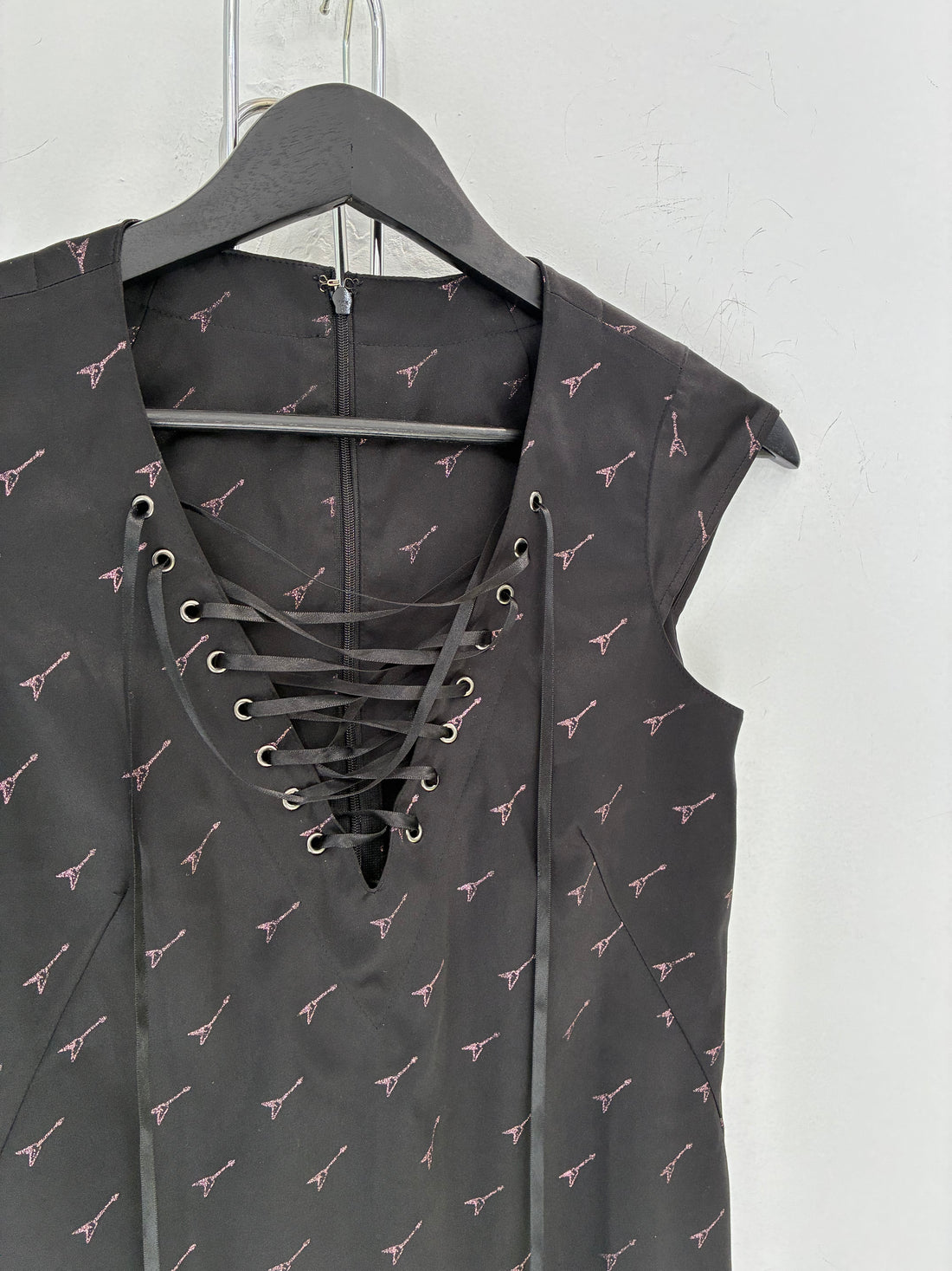 HYSTERIC GLAMOUR VINTAGE GUITAR PRINT DRESS