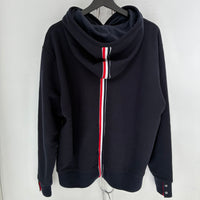 THOM BROWNE NAVY STRIPE HOODIE