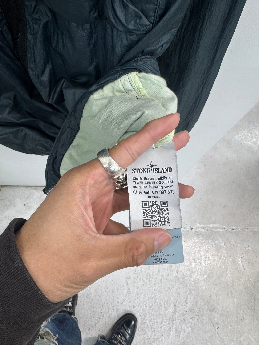 STONE ISLAND ZIP UP JACKET