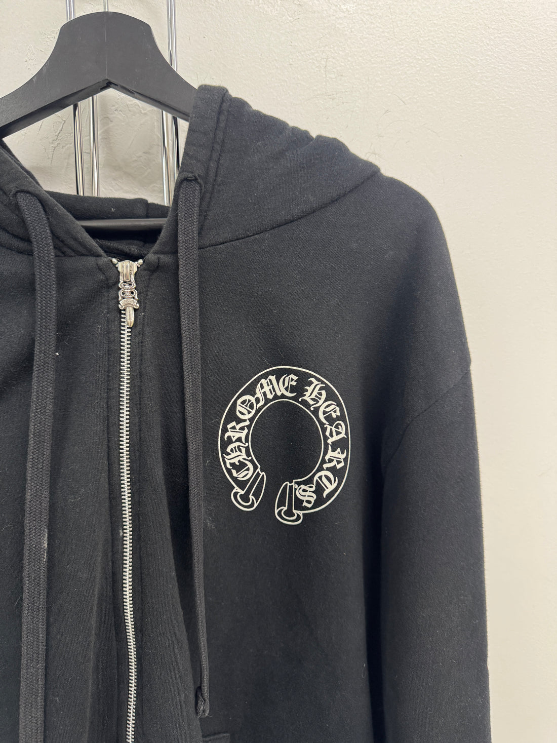 CHROME HEARTS FLORAL ZIP UP HOODIE