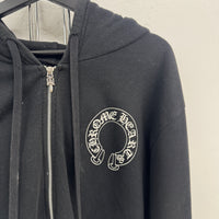 CHROME HEARTS FLORAL ZIP UP HOODIE