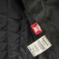 SUPREME X PLAYBOY LEATHER PUFFER JACKET
