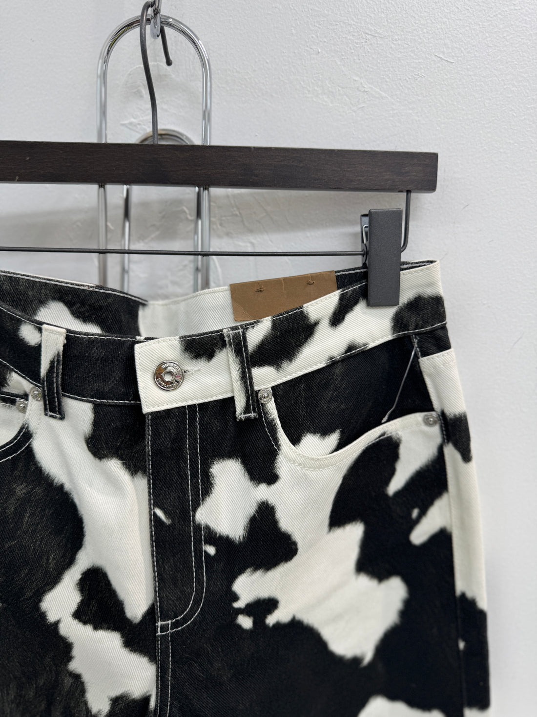 WOMENS BURBERRY COW PRINT PANTS