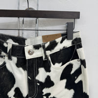 WOMENS BURBERRY COW PRINT PANTS