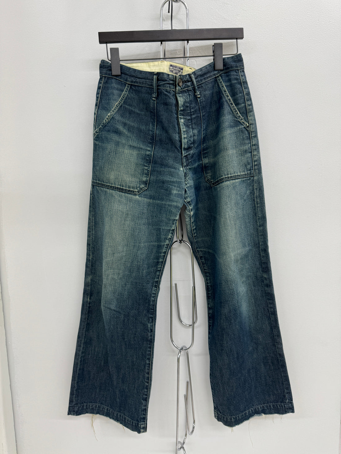 KAPITAL WASHED DENIM JEANS
