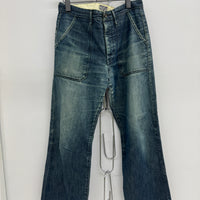 KAPITAL WASHED DENIM JEANS
