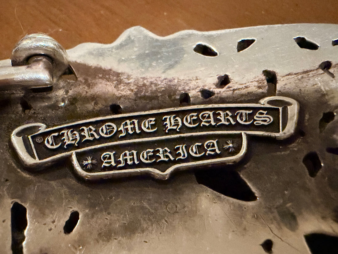 CHROME HEARTS CEMETERY BELT BUCKLE