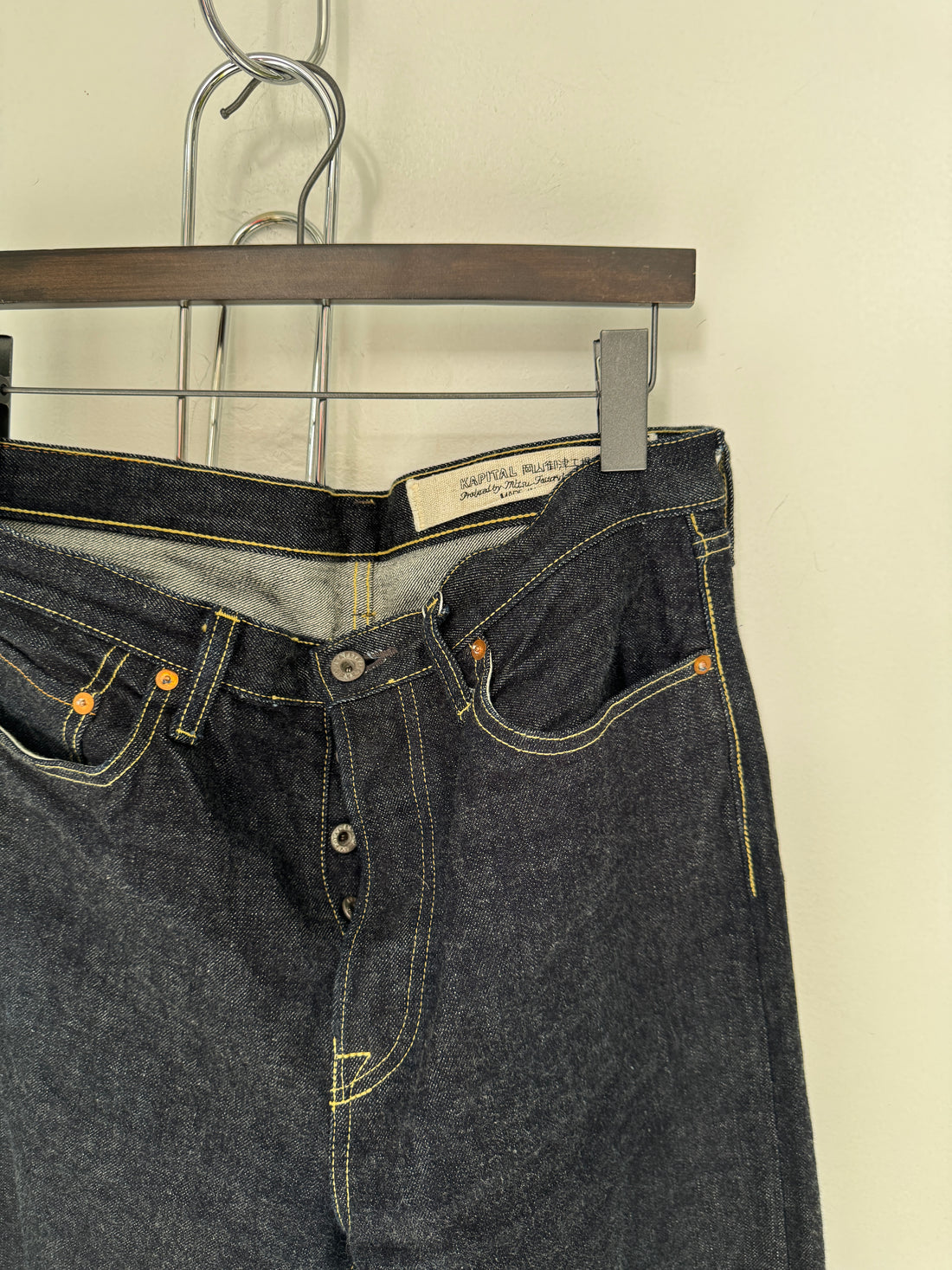 KAPITAL 14OZ DENIM 5P MONKEY CISCO JEANS