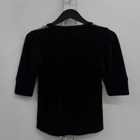 VINTAGE DOLCE & GABBANA LEOPARD CASHMERE S/S SWEATER