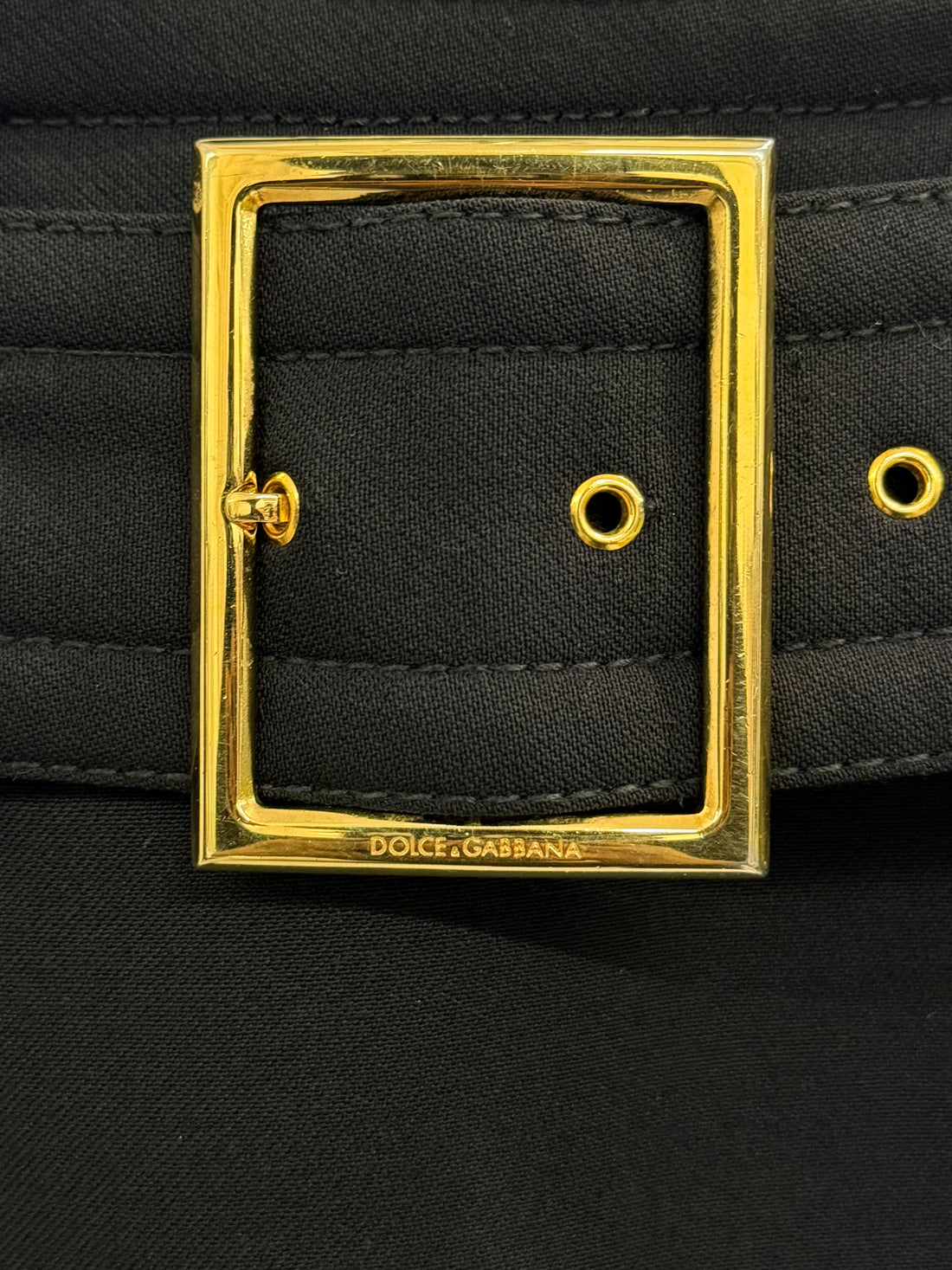 FW2001 DOLCE & GABBANA BLACK WOOL MATCHING SET