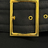FW2001 DOLCE & GABBANA BLACK WOOL MATCHING SET