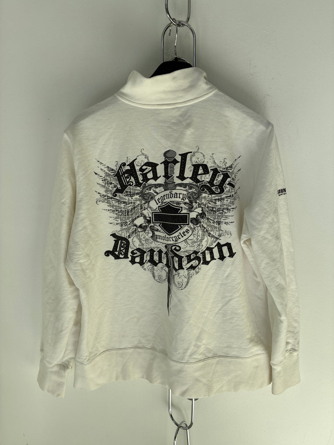 HARLEY DAVIDSON DAGGER ZIP UP SWEATER