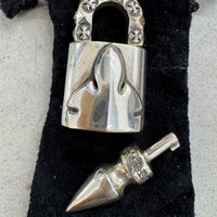 CHROME HEARTS FLEUR LOCK AND KEY