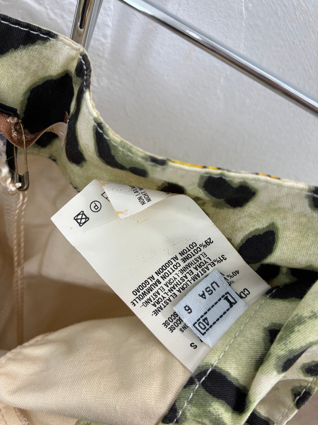 VINTAGE ROBERTO CAVALLI PINOCCHIETTO PRINTED CULOTTES
