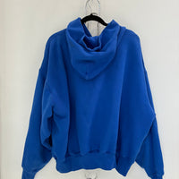 YEEZY GAP DOUBLE LAYER HOODIE BLUE