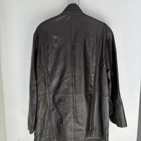 BALMAIN VINTAGE LEATHER CHORE JACKET