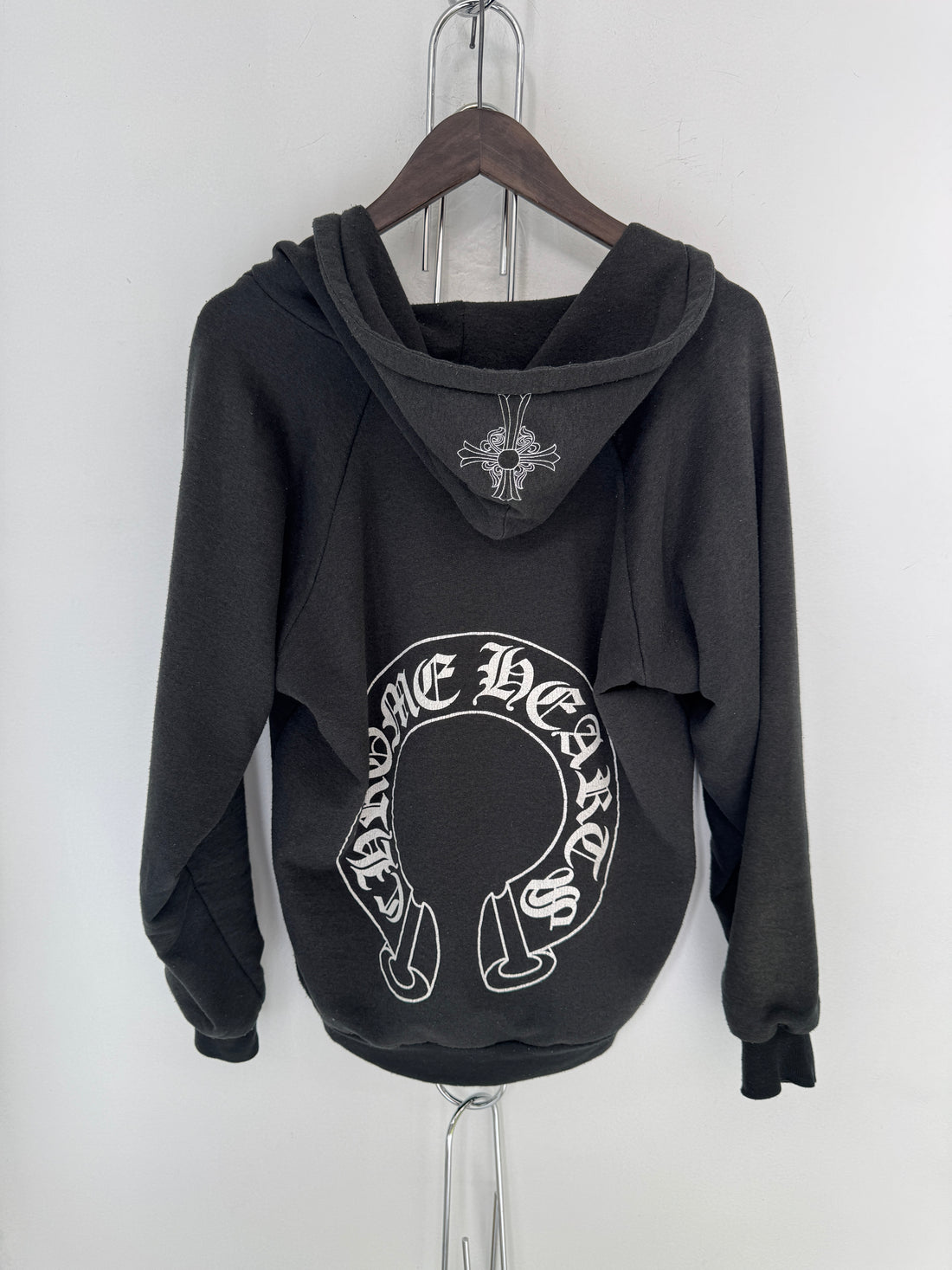 CHROME HEARTS VINTAGE THERMAL ZIP UP HOODIE