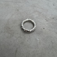 CHROME HEARTS SCROLL BAND RING