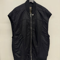 RICK OWENS DRKSHDW SLEEVELESS BOMBER JACKE