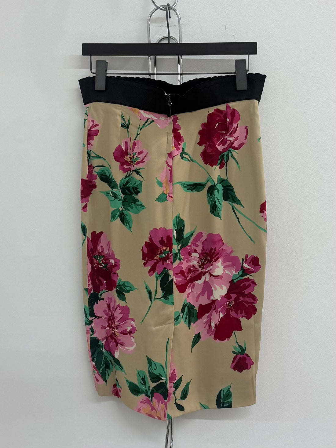 SS16 DOLCE & GABBANA SILK RED PEONY FLORAL PRINT 2 PIECE SETS