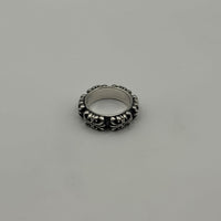 A&G ROCK FLORAL LOGO RING
