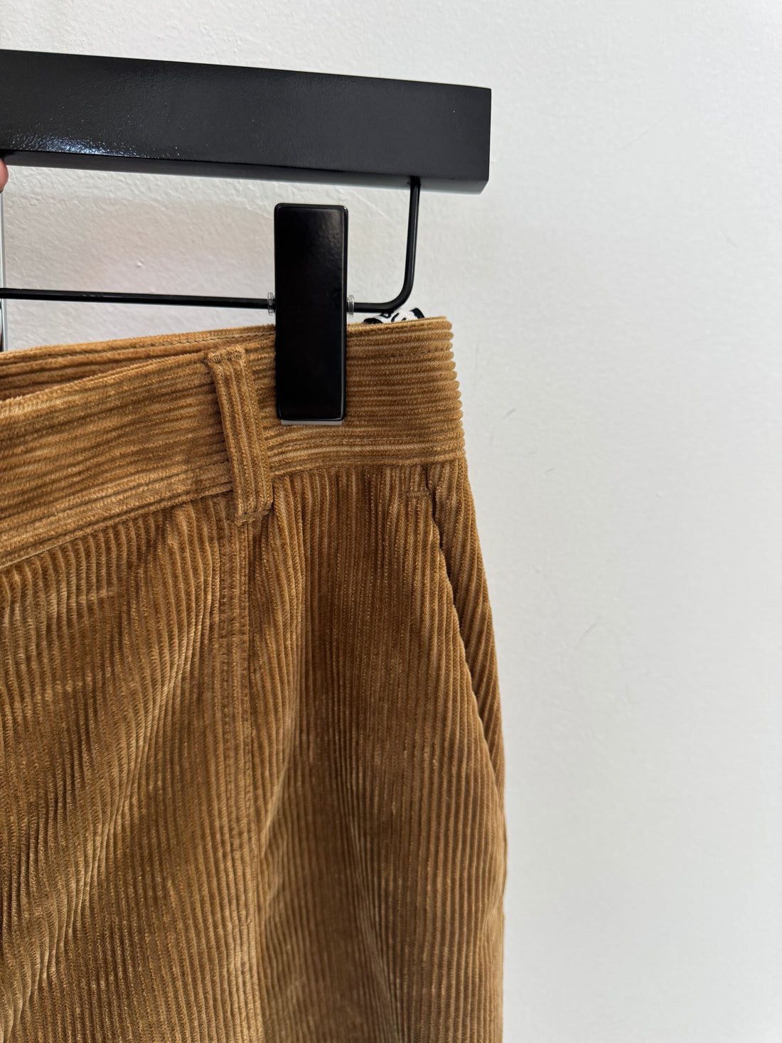 WOMENS BURBERRY CORDUROY TAN PANTS