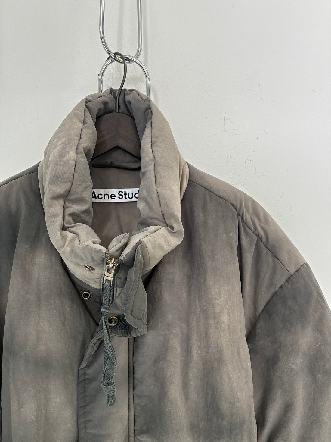 ACNE STUDIOS OVERDYED PUFFER JACKET