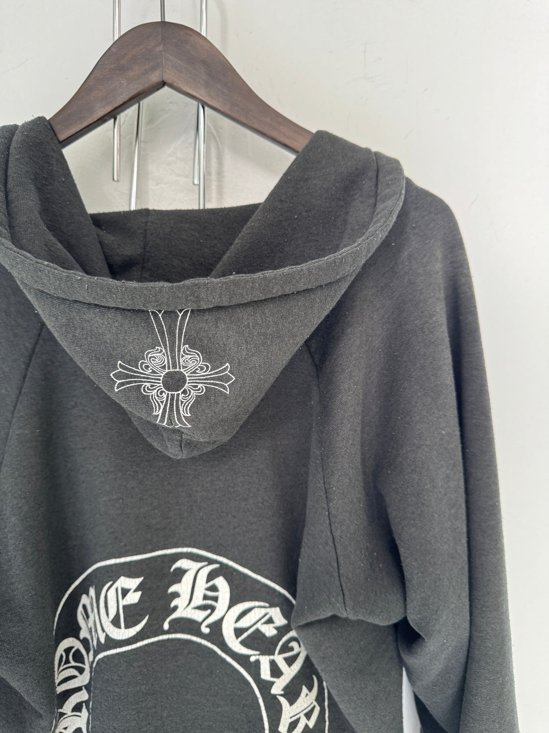CHROME HEARTS VINTAGE THERMAL ZIP UP HOODIE
