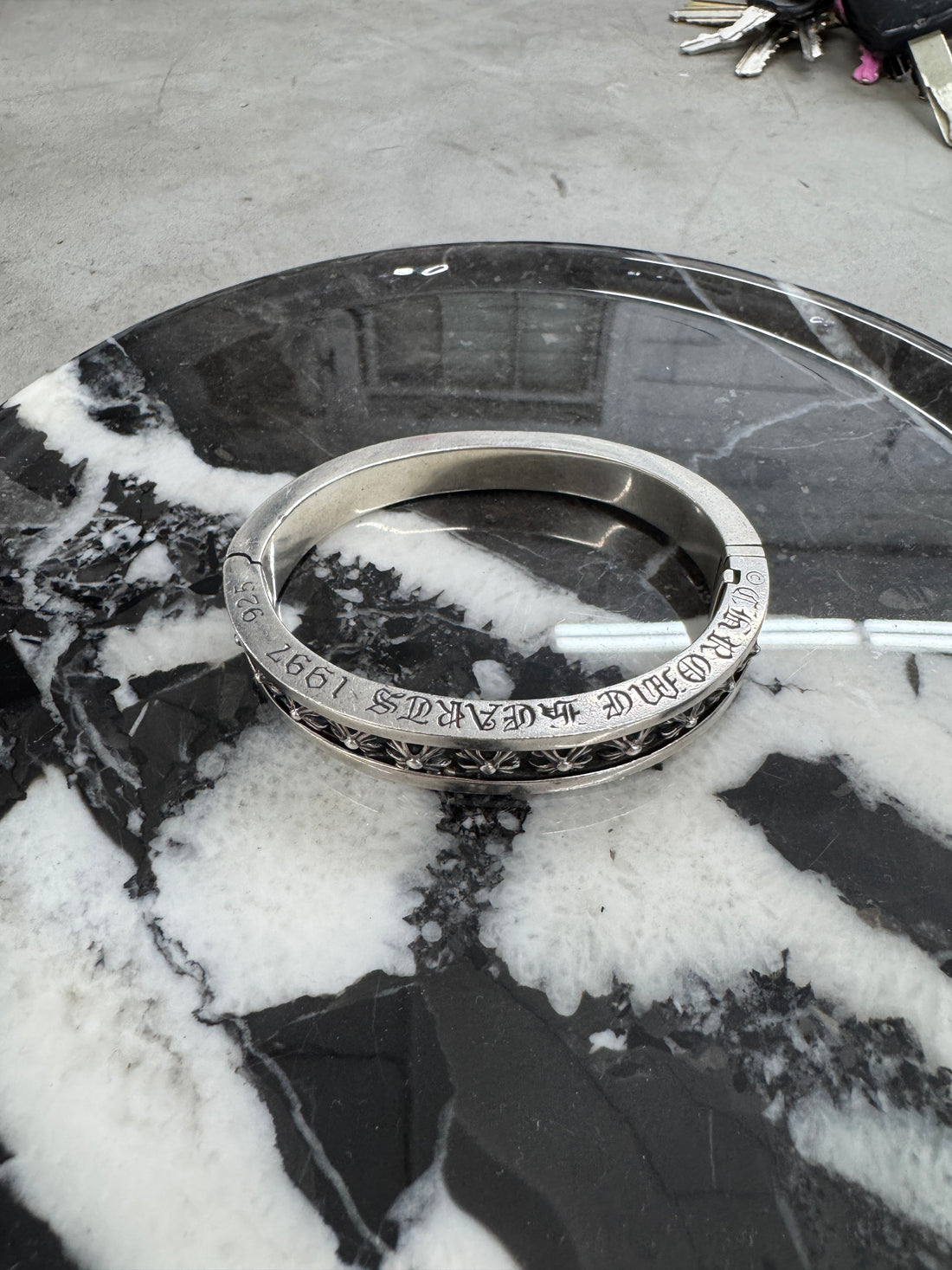 CHROME HEARTS PLUS CROSS BANGLE